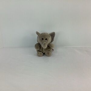 Adventure Planet Plush Elephant Bean Bottom 5" Stuffed Animal Gray Jungle Grey